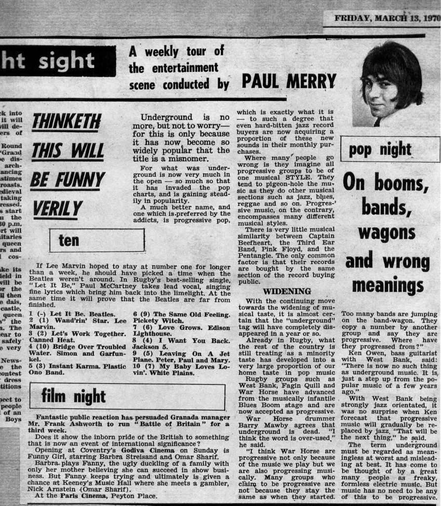 Paul's 1973 column